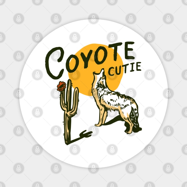 Coyote Cutie Magnet by The Whiskey Ginger